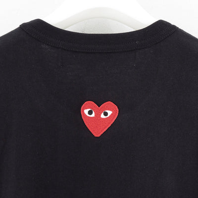 【PLAY COMME des GARCONS】<br>T-SHIRT RED EMBLEM T340 <br>AX-T340-051