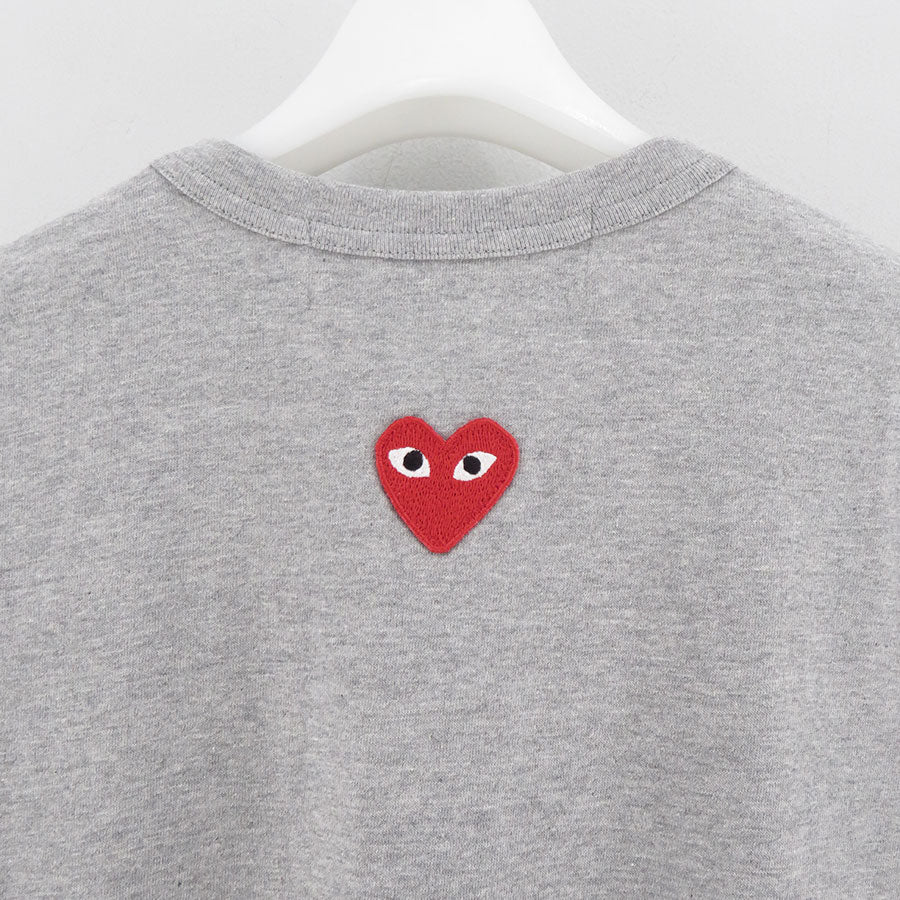 【PLAY COMME des GARCONS】<br>T-SHIRT RED EMBLEM T340 <br>AX-T340-051