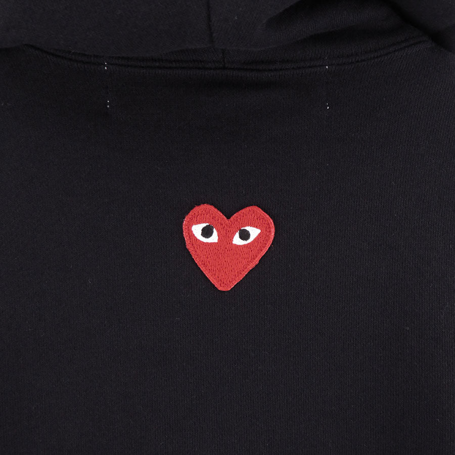 【PLAY COMME des GARCONS】<br>ZIP UP HOODIE RED EMBLEM <br>AX-T342-051