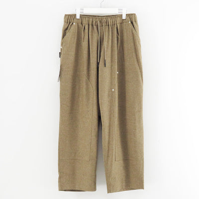 【S.F.C/エスエフシー】<br>CASHMERE WOOL DOUBLE KNEE PANTS <br>SFCFW25P08