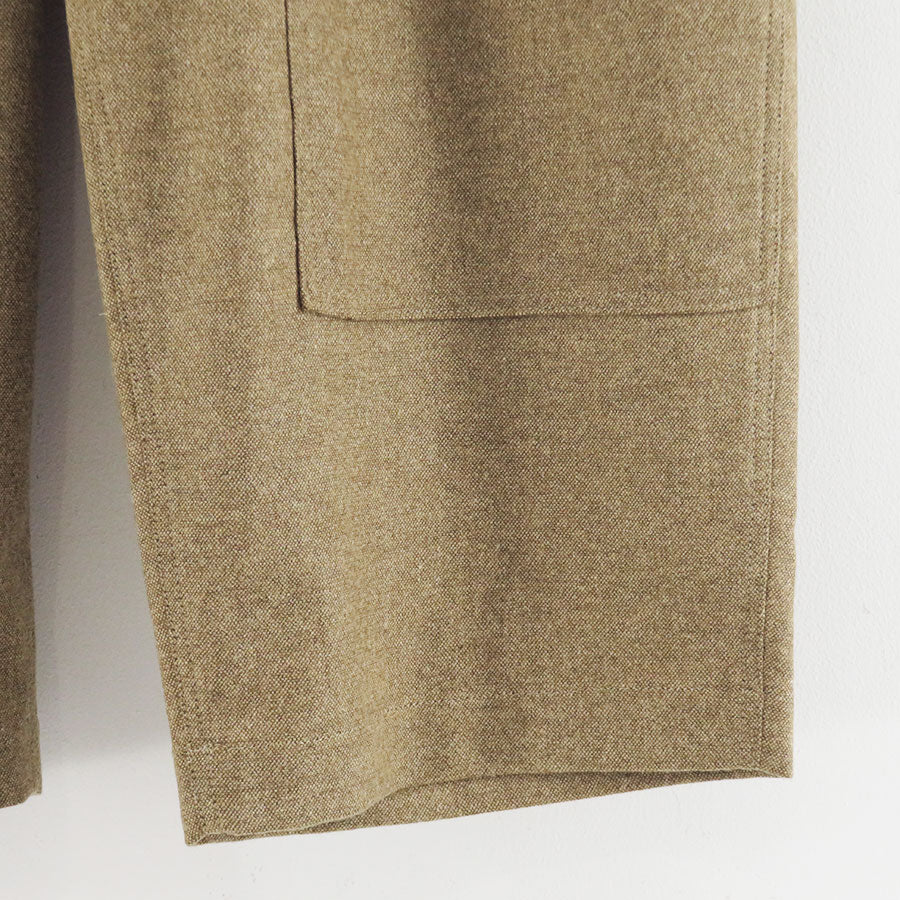 【S.F.C/エスエフシー】<br>CASHMERE WOOL DOUBLE KNEE PANTS <br>SFCFW25P08