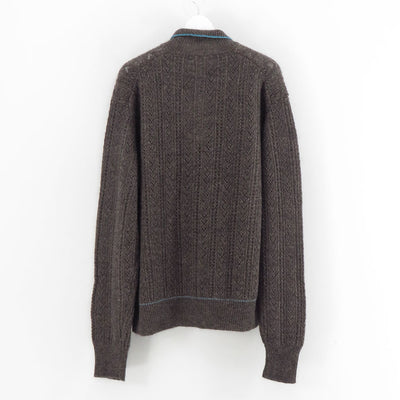【MAATEE&SONS/マーティーアンドサンズ】<br>MOHAIR CASHEMERE 透かし編み <br>MT5303-0115