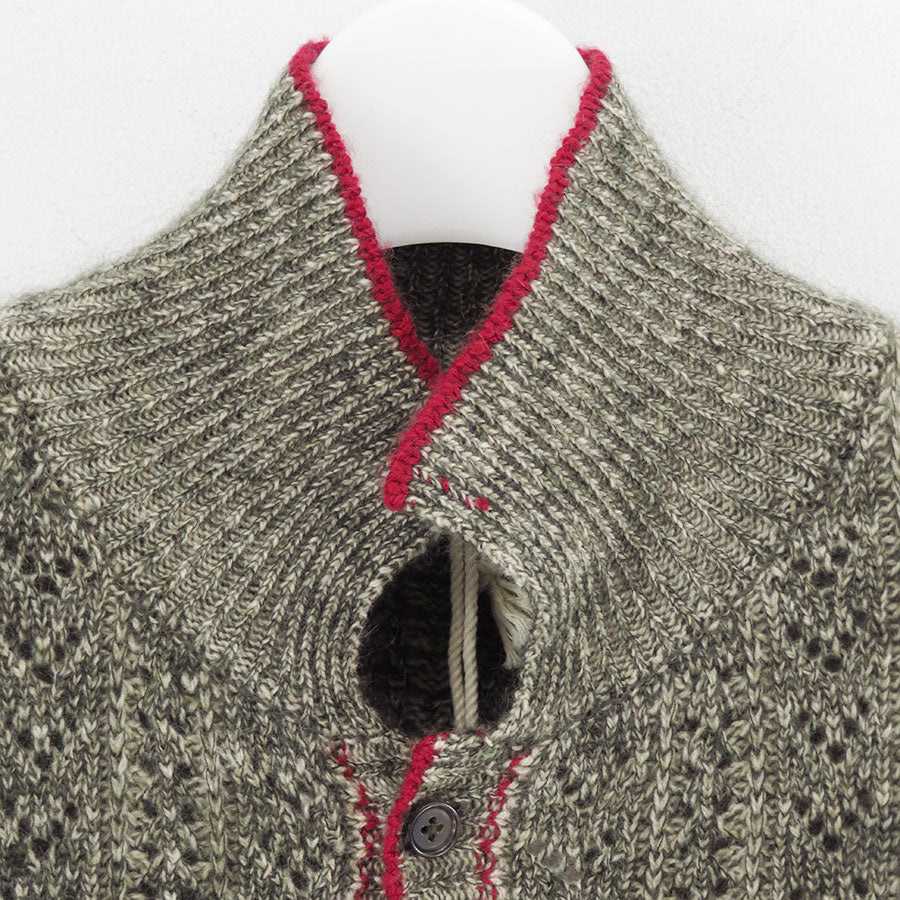 【MAATEE&SONS/マーティーアンドサンズ】<br>MOHAIR CASHEMERE 透かし編み <br>MT5303-0115