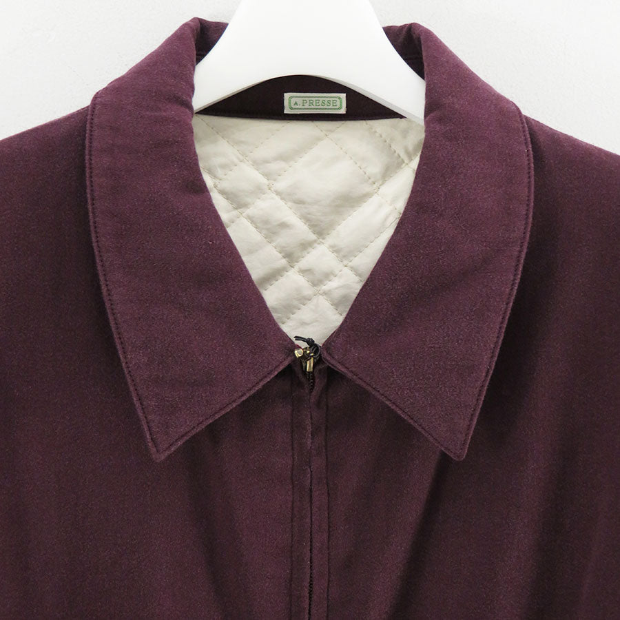 A.PRESSE/アプレッセ】Washed Silk Rayon Gabardine Jacket 26AAP-01