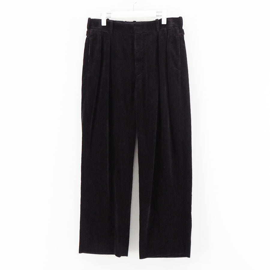 アプレッセ 24AW Vintage Corduroy Trousers 黒