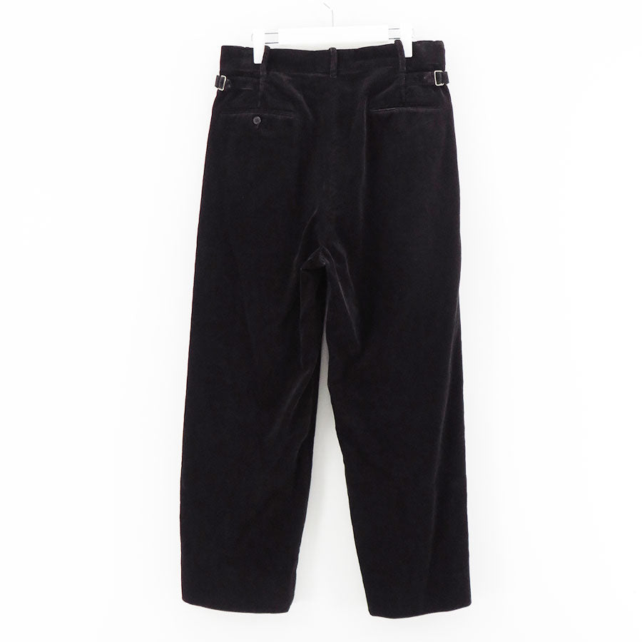 アプレッセ 24AW 受ける Vintage Corduroy Trousers 黒