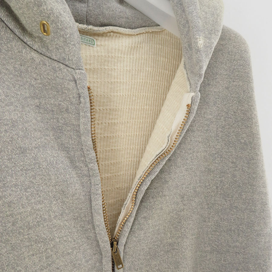 【A.PRESSE/アプレッセ】<br>Vintage Zip Sweat Hoodie <br>24AAP-05-09K