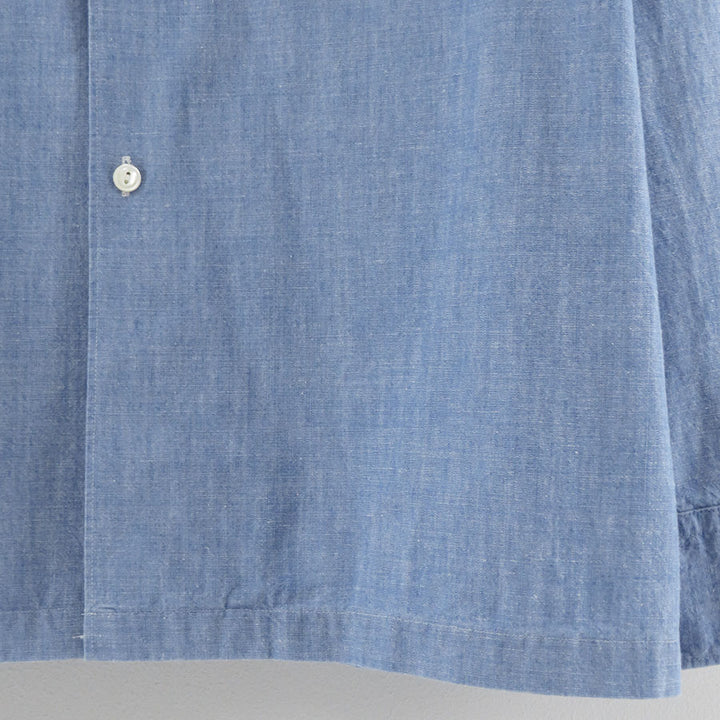 Unlikely/アンライクリー】Unlikely Open Collar Work Chambray