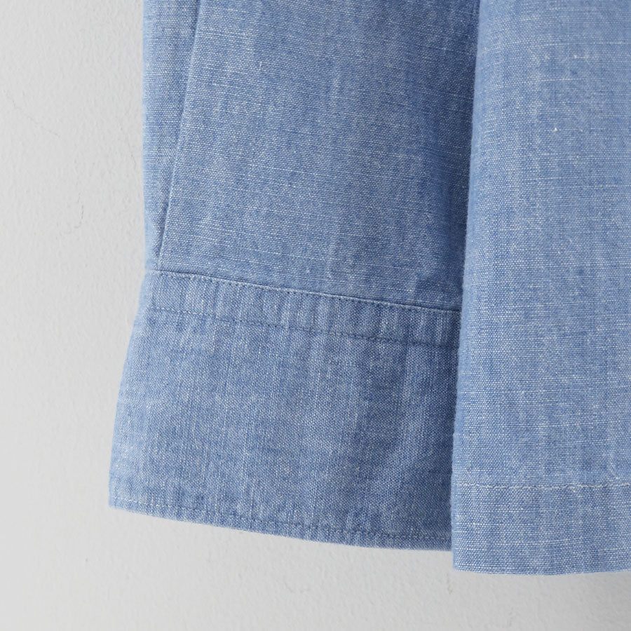 Unlikely/アンライクリー】Unlikely Open Collar Work Chambray