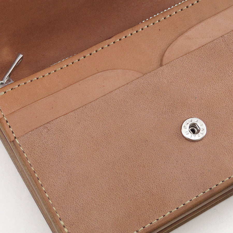 【forme/フォルメ】<br>Short wallet Natural horse butt <br>flp-26