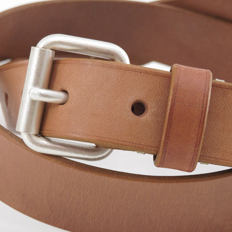 【forme/フォルメ】<br>Jodhpurs belt Natural Horse Butt <br>flp-31