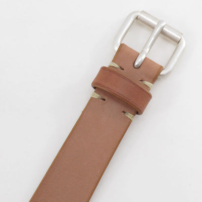 【forme/フォルメ】<br>Jodhpurs belt Natural Horse Butt <br>flp-31