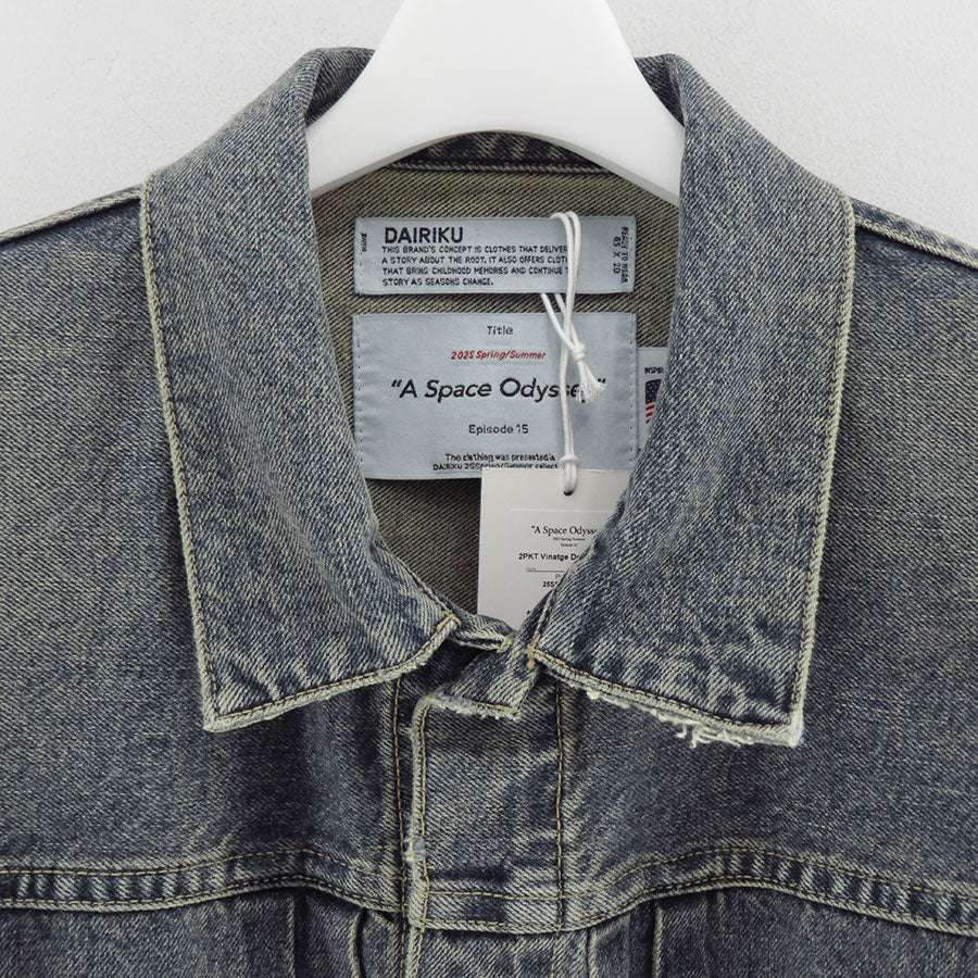 dairiku デニムセットアップ　グレー Jieda - DAIRIKU 2019ss デニムセットアップ グレーの通販 by