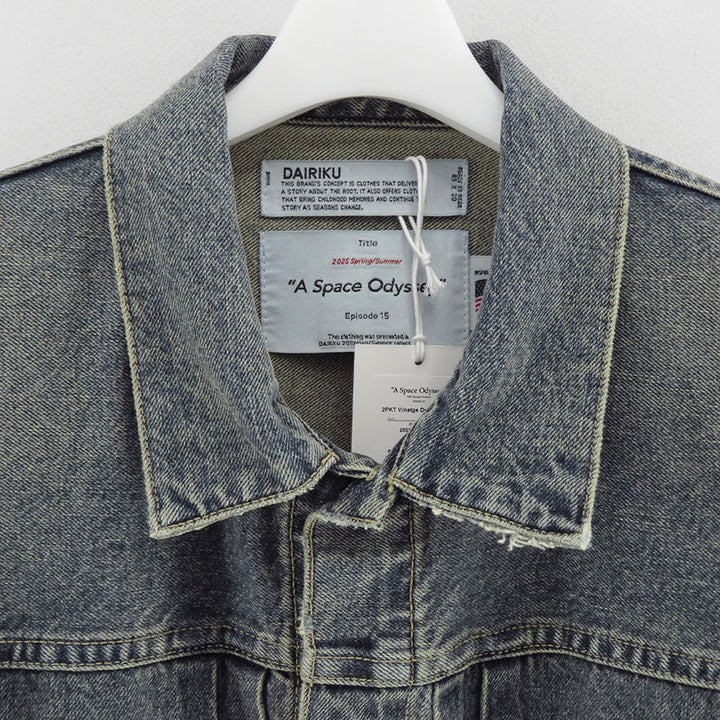 SALE 50%OFF ! 【DAIRIKU/ダイリク】2PKT Vinatge Denim Jacket