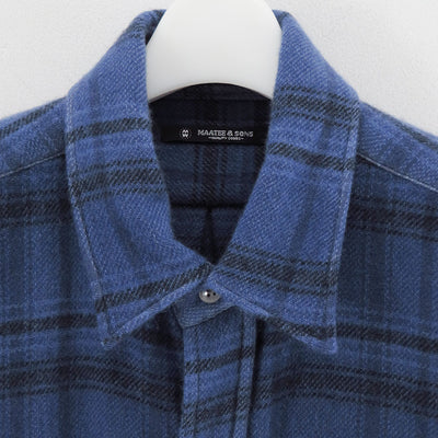 【MAATEE&SONS/マーティーアンドサンズ】<br>CASHEMERE NEL SHIRTS <br>MT5303-0609A