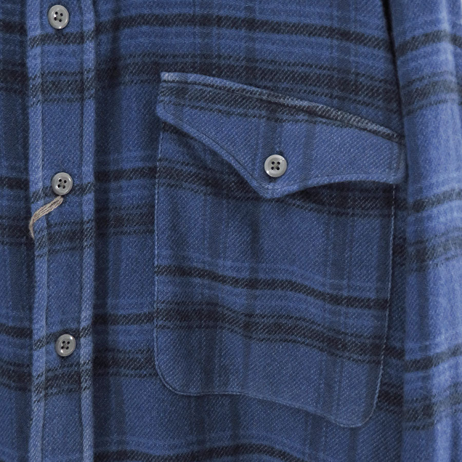 【MAATEE&SONS/マーティーアンドサンズ】<br>CASHEMERE NEL SHIRTS <br>MT5303-0609A