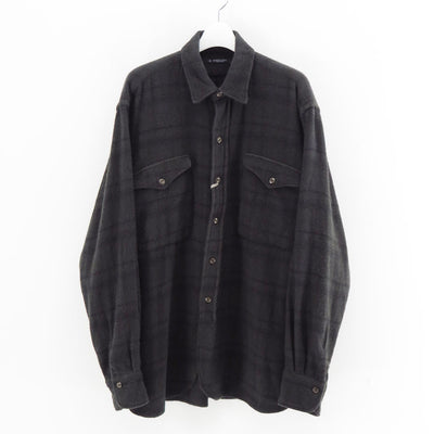 【MAATEE&SONS/マーティーアンドサンズ】<br>CASHEMERE NEL SHIRTS <br>MT5303-0609A