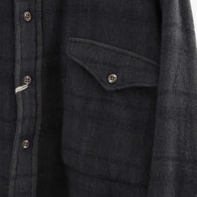 【MAATEE&SONS/マーティーアンドサンズ】<br>CASHEMERE NEL SHIRTS <br>MT5303-0609A