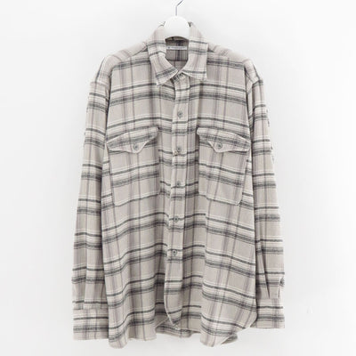 【MAATEE&SONS/マーティーアンドサンズ】<br>CASHEMERE NEL SHIRTS <br>MT5303-0609A