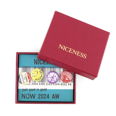 【NICENESS/ナイスネス】<br>BIRTHDAY / バースディ (NNバッジセット) <br>NN-4001A14