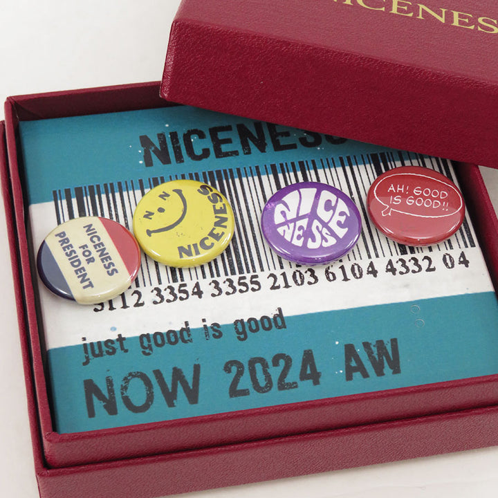 NICENESS BIRTHDAY ナイスネス バースデー ピンバッチ 缶バッチ