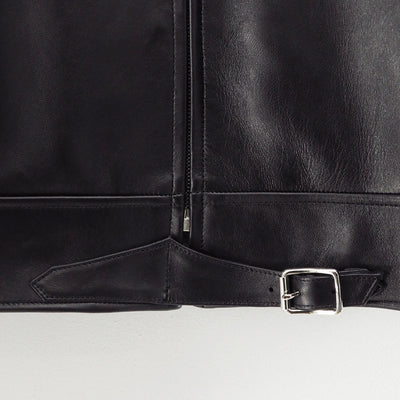 【A.PRESSE/アプレッセ】<br>Leather French Riders Jacket <br>26SAP-01-05
