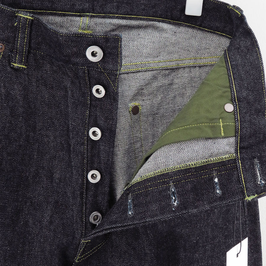 【A.PRESSE/アプレッセ】<br>Washed Denim Wide Pants <br>AP-4001