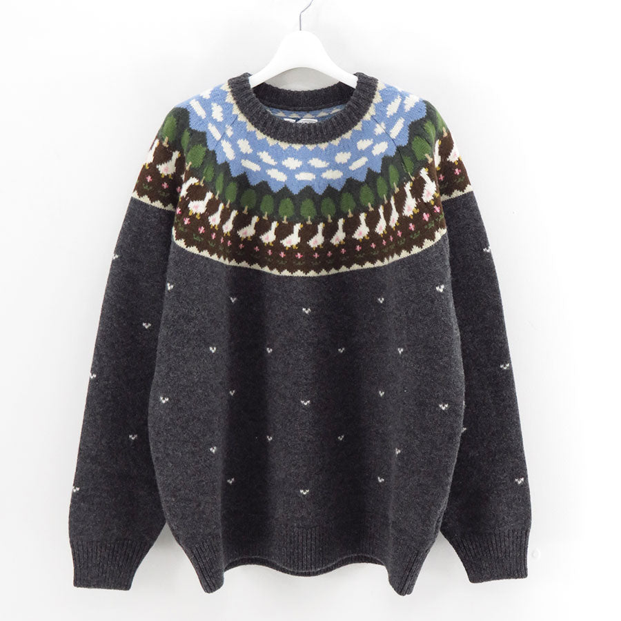 【Unlikely/アンライクリー】<br>Unlikely Fair Isle “Duck” <br>U25F-15-0005