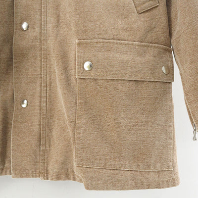 【AURALEE/オーラリー】<br>WASHED ORGANIC CANVAS HUNTING BLOUSON <br>A24AB01HG