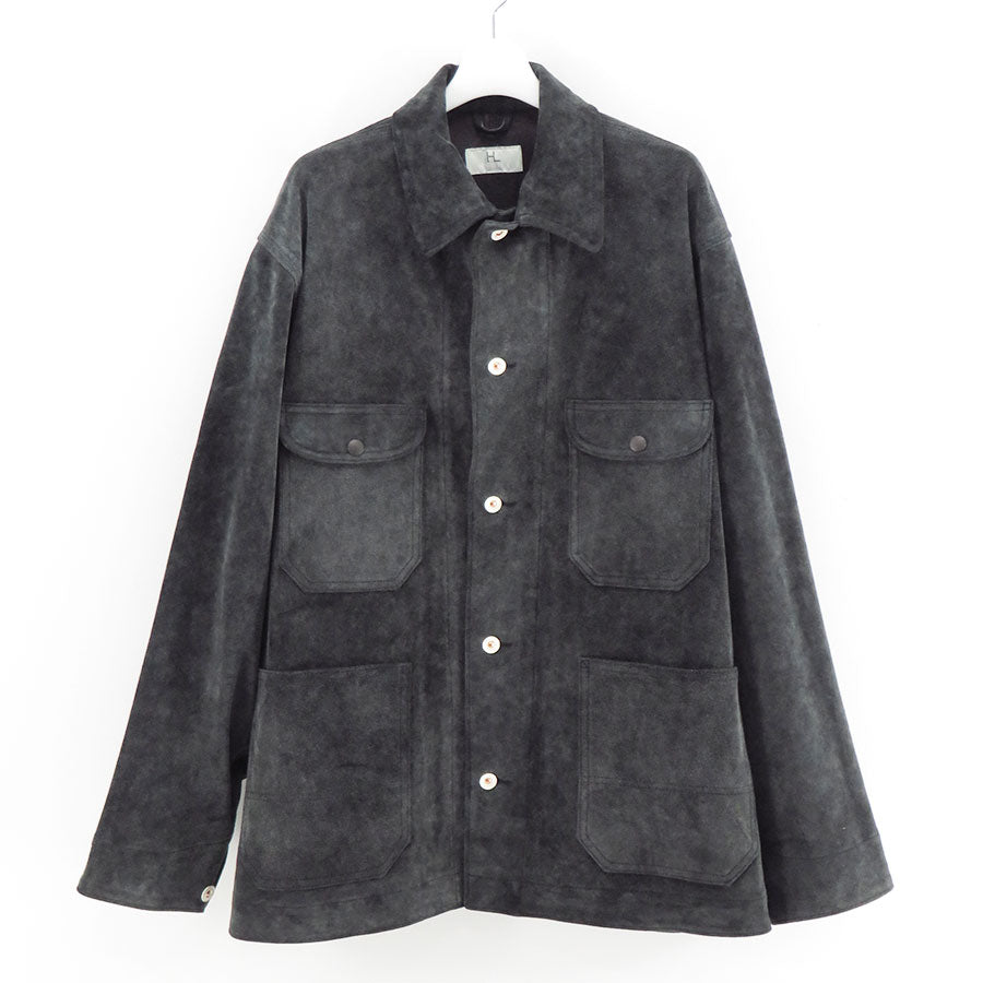 【HERILL/ヘリル】<br>Goat suede Railroad Chore Jacket <br>26-011-HL-8000-10