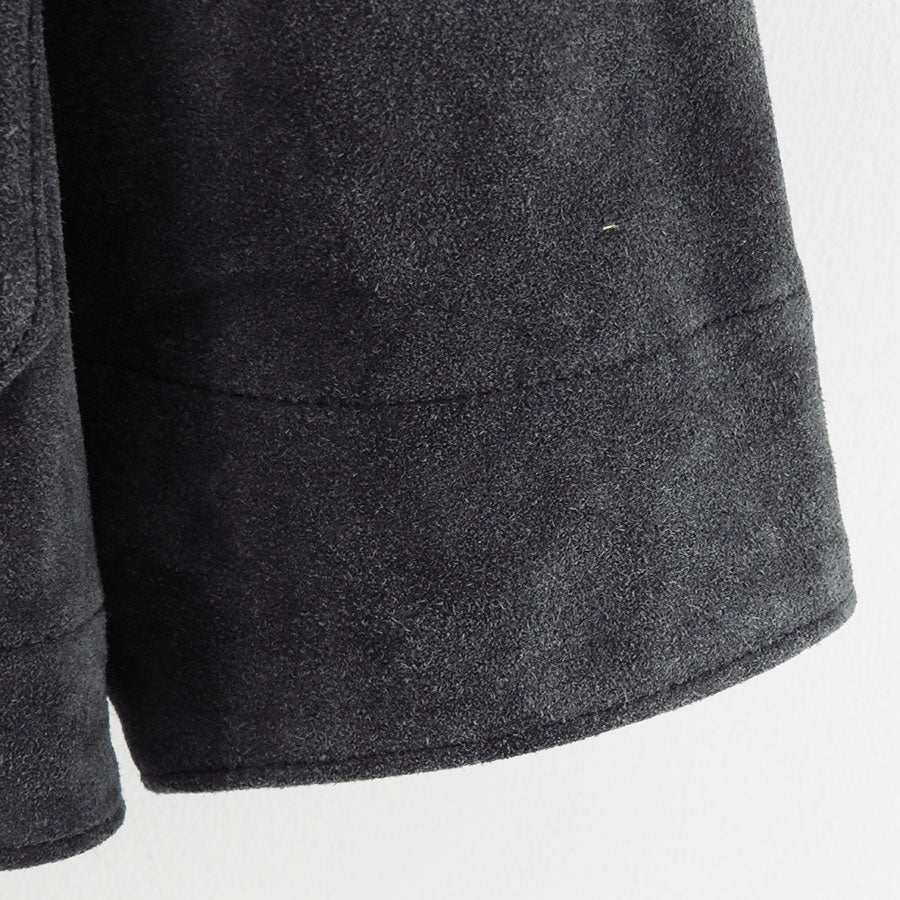 【HERILL/ヘリル】<br>Goat suede Railroad Chore Jacket <br>26-011-HL-8000-10