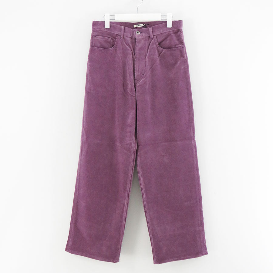 【AURALEE/オーラリー】<br>FINX CORDUROY PANTS <br>A24AP01FC