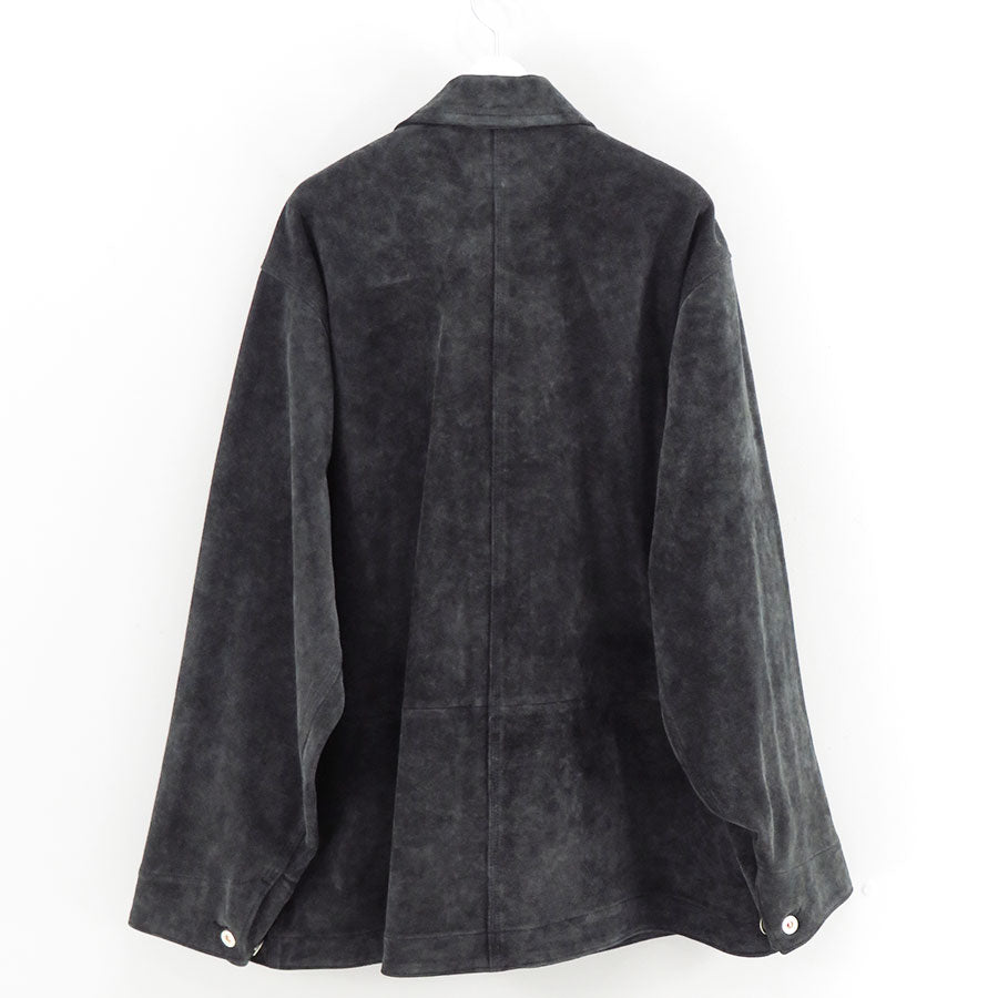 【HERILL/ヘリル】<br>Goat suede Railroad Chore Jacket <br>26-011-HL-8000-10