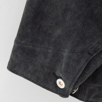 【HERILL/ヘリル】<br>Goat suede Railroad Chore Jacket <br>26-011-HL-8000-10