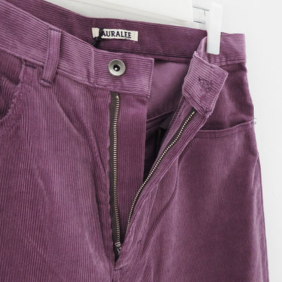 【AURALEE/オーラリー】<br>FINX CORDUROY PANTS <br>A24AP01FC