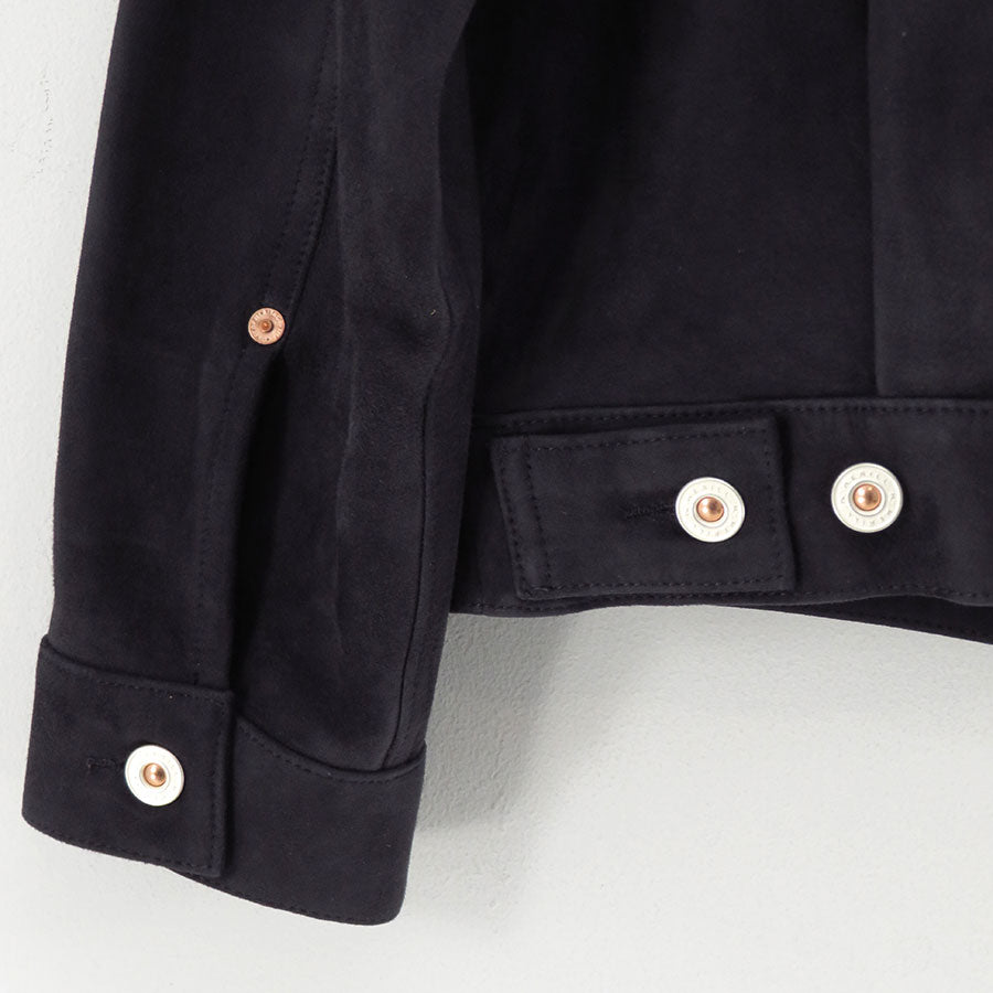 【HERILL/ヘリル】<br>Lamb suede XX Jacket <br>26-011-HL-8020-10