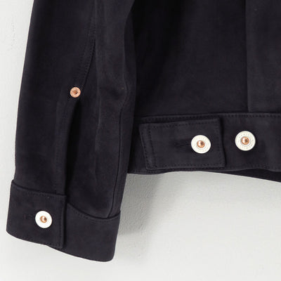 【HERILL/ヘリル】<br>Lamb suede XX Jacket <br>26-011-HL-8020-10