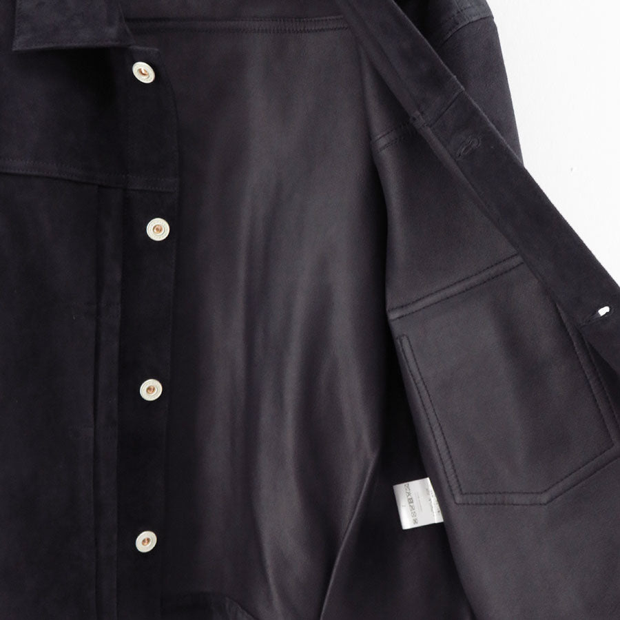 【HERILL/ヘリル】<br>Lamb suede XX Jacket <br>26-011-HL-8020-10