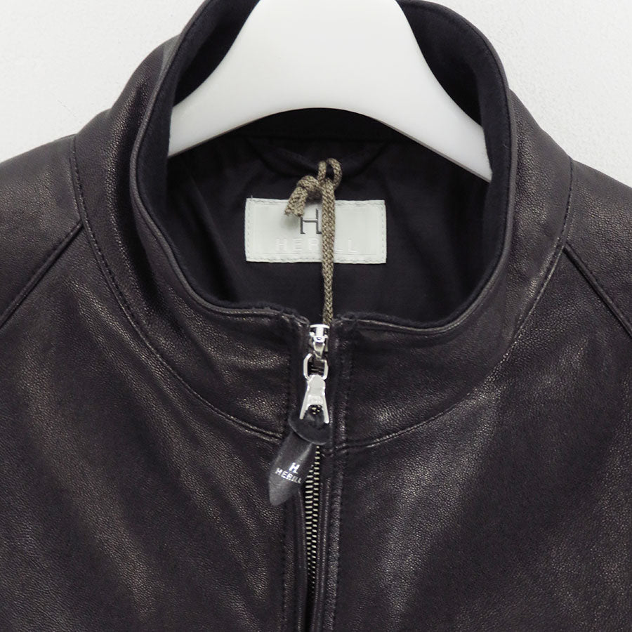 【HERILL/ヘリル】<br>Lambleather Weekend Jacket <br>26-011-HL-8060-10