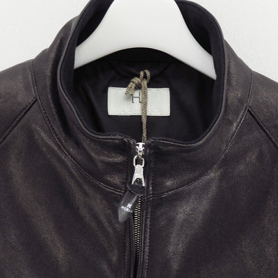 【HERILL/ヘリル】<br>Lambleather Weekend Jacket <br>26-011-HL-8060-10