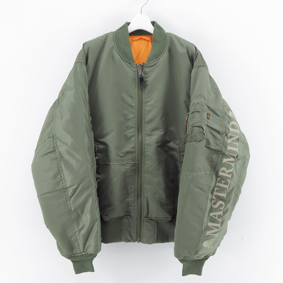 MASTERMIND WORLD×ALPHA INDUSTRIES】MA-1MW24C13-BL102の通販