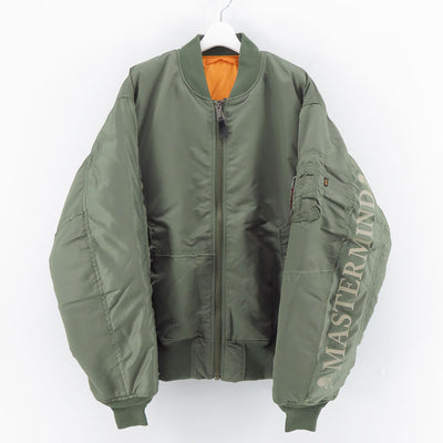 【MASTERMIND WORLD×ALPHA INDUSTRIES】<br>MA-1<br/>MW24C13-BL102