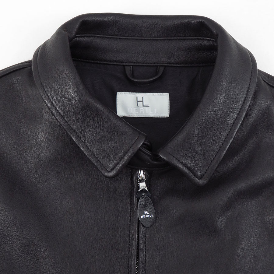 【HERILL/ヘリル】<br>Lamb leather Jacket <br>24-011-HL-8020-30