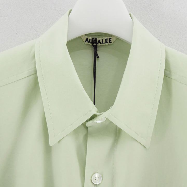 AURALEE/オーラリー】WASHED FINX TWILL BIG HALF SLEEVED SHIRT