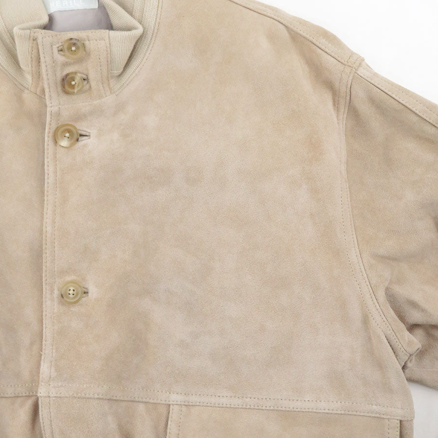 【HERILL/ヘリル】<br>Lamb suede Blouson <br>24-011-HL-8040-30