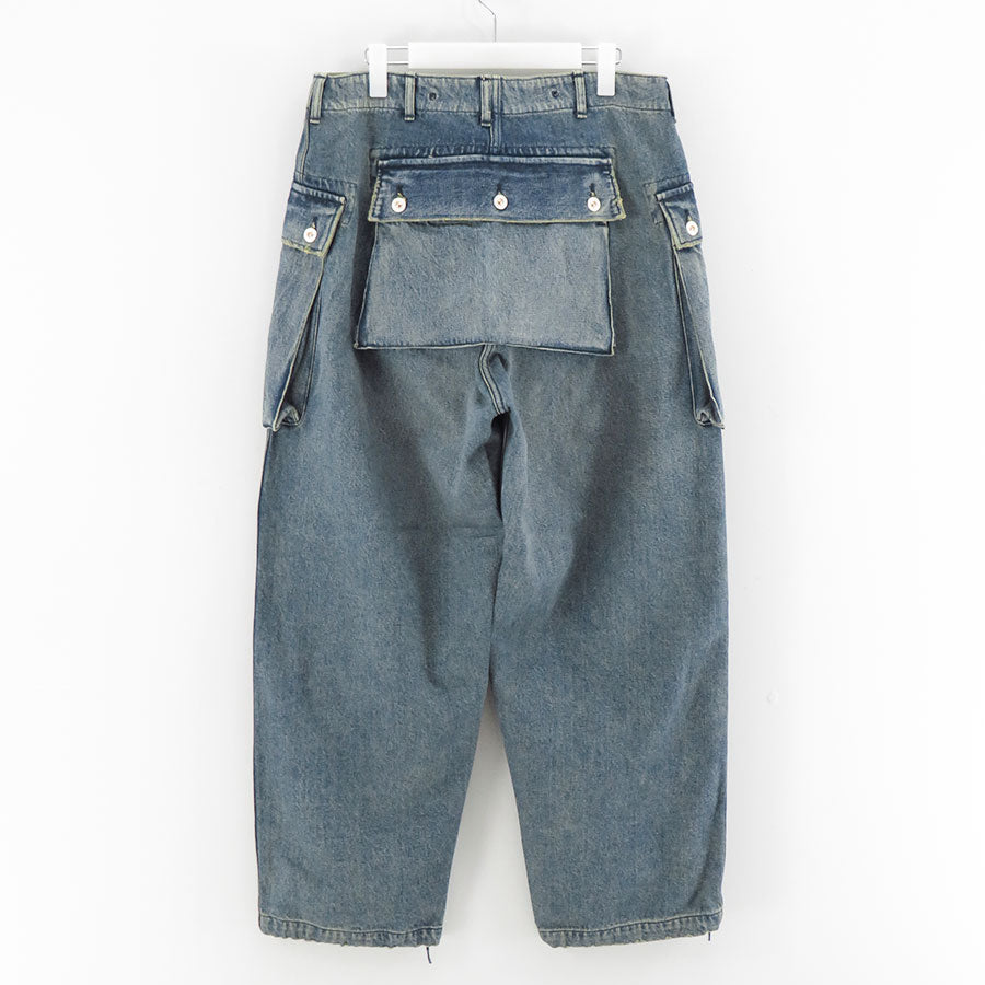 【HERILL/ヘリル】<br>HL denim M44 Trousers/2 <br>24-030-HL-8030-30