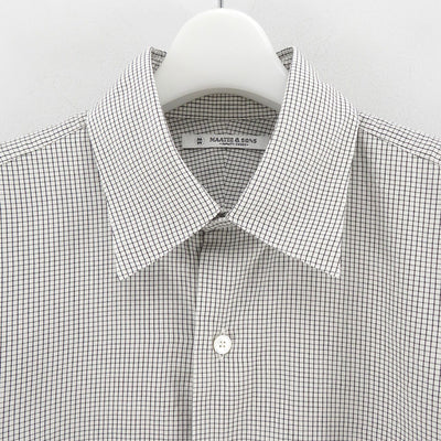 【MAATEE&SONS/マーティーアンドサンズ】<br>ELIZABETH SILKPOPLIN GRAPHCHECK <br>MT4303-0602B