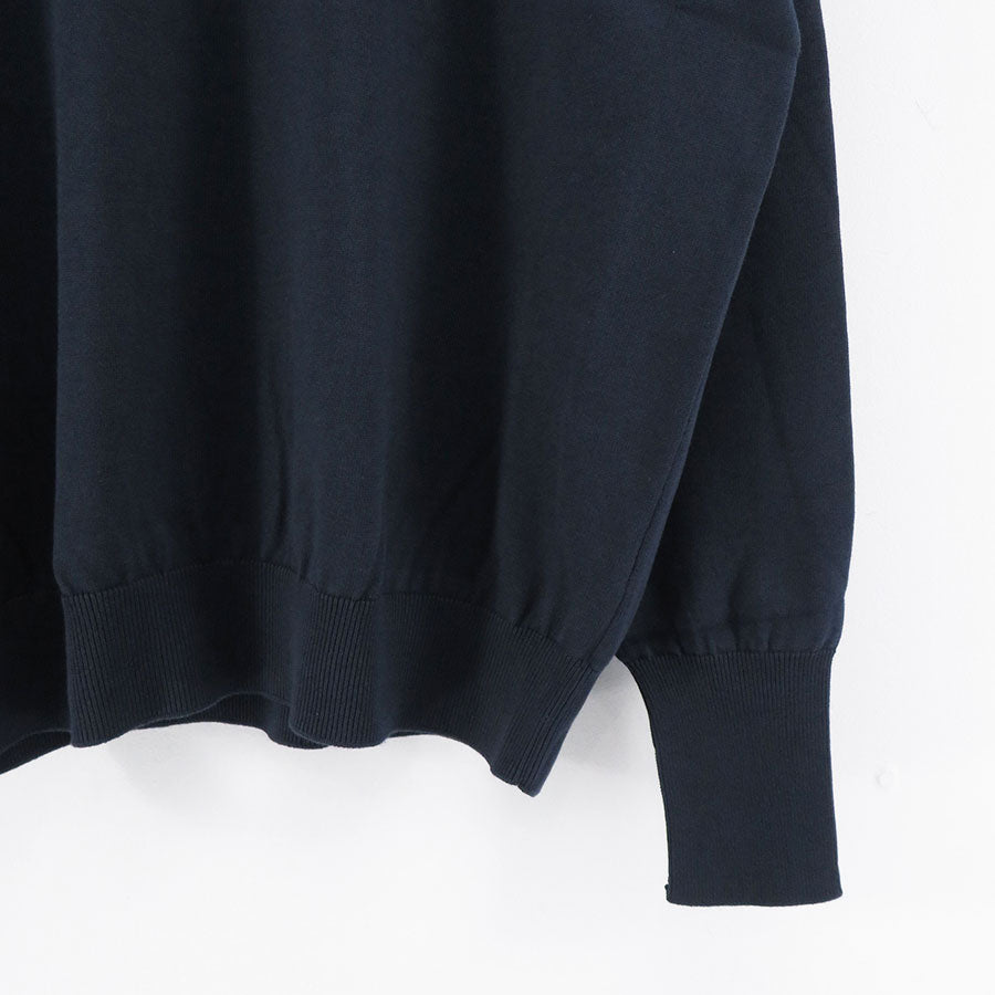 【A.PRESSE/アプレッセ】<br>Cotton knit L/S T-Shirt <br>24SAP-03-06K