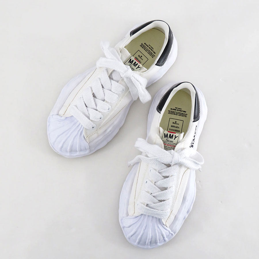 【Maison MIHARA YASUHIRO】<br>"BLAKEY" OG Sole Canvas Low-top Sneaker (WHITE) <br>A08FW735