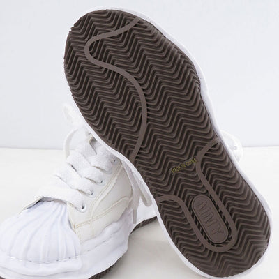 【Maison MIHARA YASUHIRO】<br>"BLAKEY" OG Sole Canvas Low-top Sneaker (WHITE) <br>A08FW735